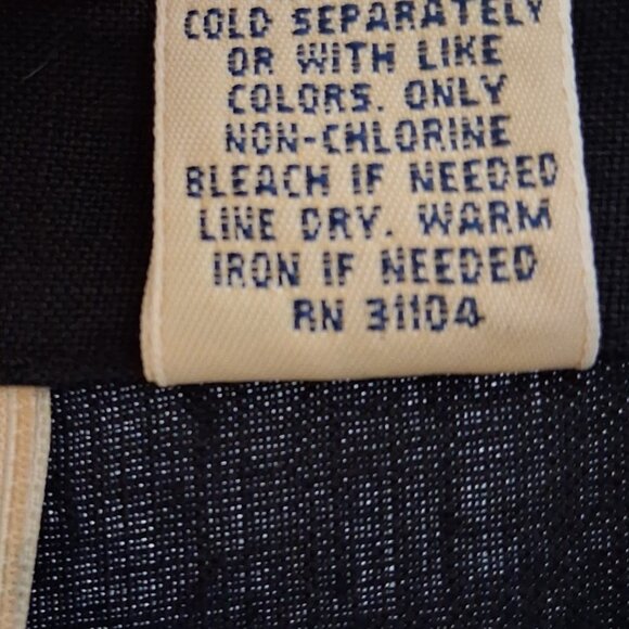 J. Khaki 100% Linen Breathable Lightweight Draw String Women Crop Pants BLK SZ16 - Picture 3 of 6